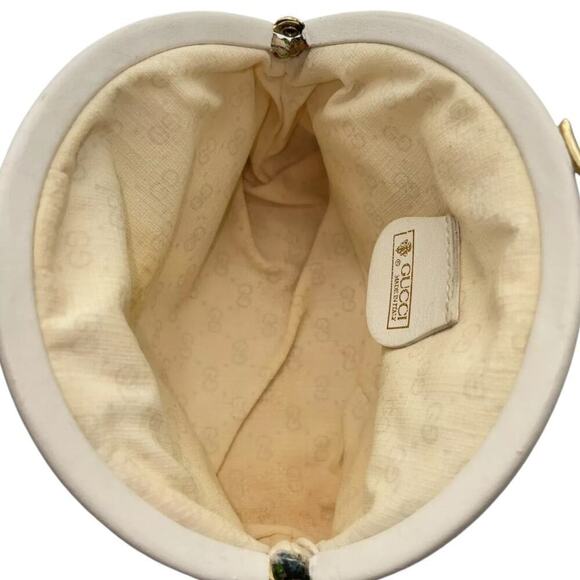 Gucci Floral Vintage Retro Kiss-lock Purse Clutch Rare - Picture 10 of 16